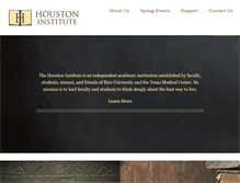 Tablet Screenshot of houstoninstitute.org